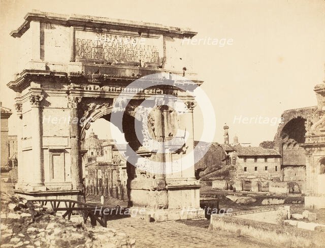 Arch of Titus, 1853-56. Creator: Jane Martha St. John.
