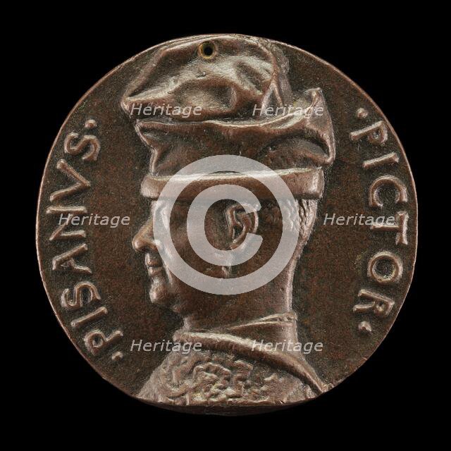 Antonio Pisano, called Pisanello, the Painter and Medallist [obverse], c. 1440/1443. Creator: Antonio Marescotti.
