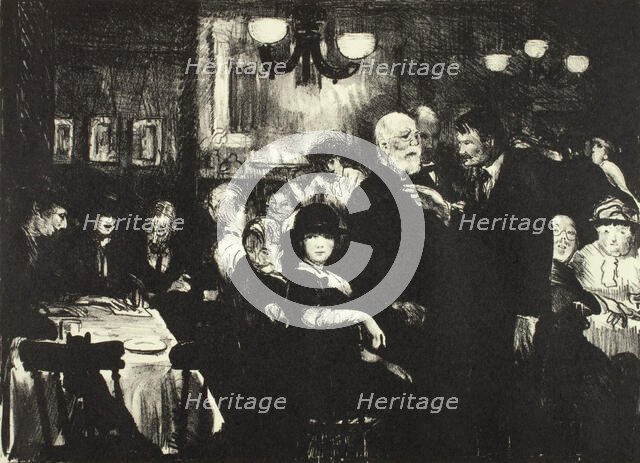 Artists' Evening, 1916. Creator: George Wesley Bellows.