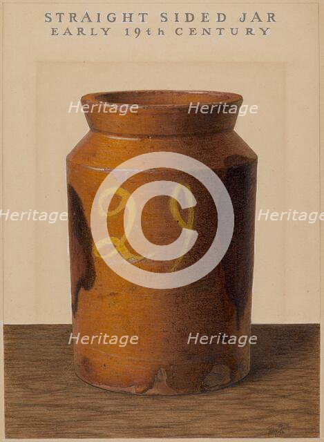 Preserve Jar, 1938. Creator: Philip Smith.