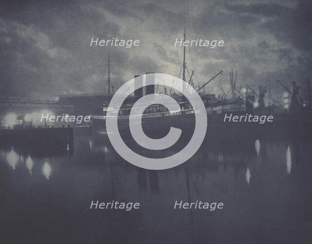 The night mail, 1920s. Creator: Harry Moult.