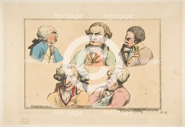 Oddities, January 1794. Creator: Thomas Rowlandson.