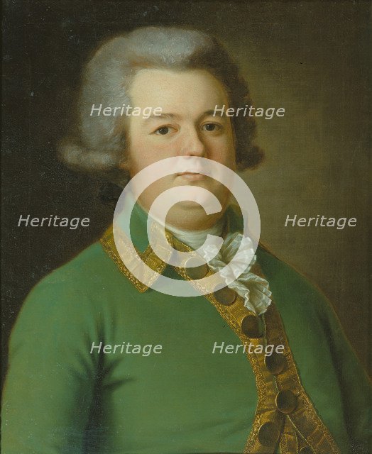 Portrait of Vasily Ivanovich Likhachev, 1791. Artist: Kamezhenkov, Ermolay Dementyevich (1760-1818)