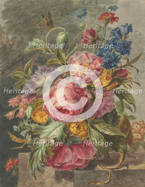 Still life with flowers, 1779-1808. Creator: Jan Evert Morel.