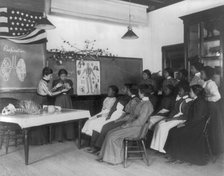 American Indian and African American students at Hampton Institute, Hampton, Va. 1900(?). Creator: Frances Benjamin Johnston.