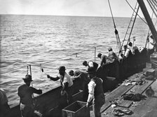Snapper fishing, Moreton Bay, Queensland, c1900s. Creator: Robert Augustus Henry L'Estrange.