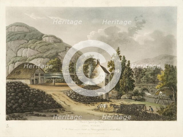 Coal Works, West Glamorgan, c1780-1820. Creator: John Hassell.