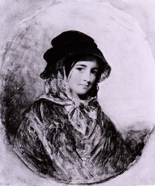 The Pretty Peasant, 1838. Artist: Charles Baxter