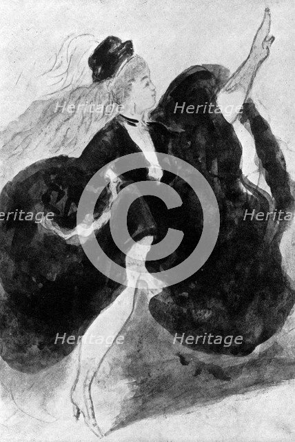 'Can-Can', 19th century, (1930).Artist: Constantin Guys