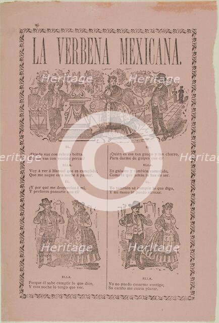The Mexican Party, 1902. Creator: José Guadalupe Posada.