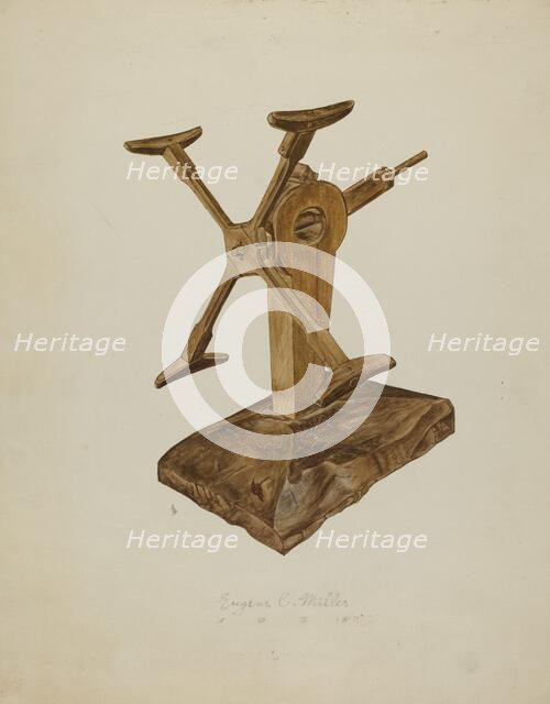 Reel, 1938. Creator: Eugene C. Miller.