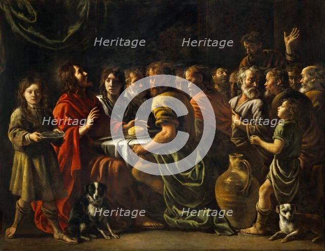 The Last Supper, First Half of 17th century. Creator: Le Nain, Antoine (1588-1648).