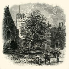'The Courtyard, Penshurst', c1870.