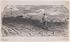 The Sower, ca. 1852. Creator: Jacques-Adrien Lavieille.