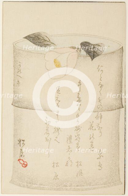 Camellia, 1870. Creator: Shokyo.