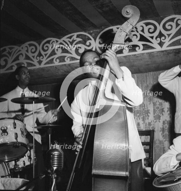 Portrait of Junior Raglin and Sonny Greer, Aquarium, New York, N.Y., ca. Nov. 1946. Creator: William Paul Gottlieb.