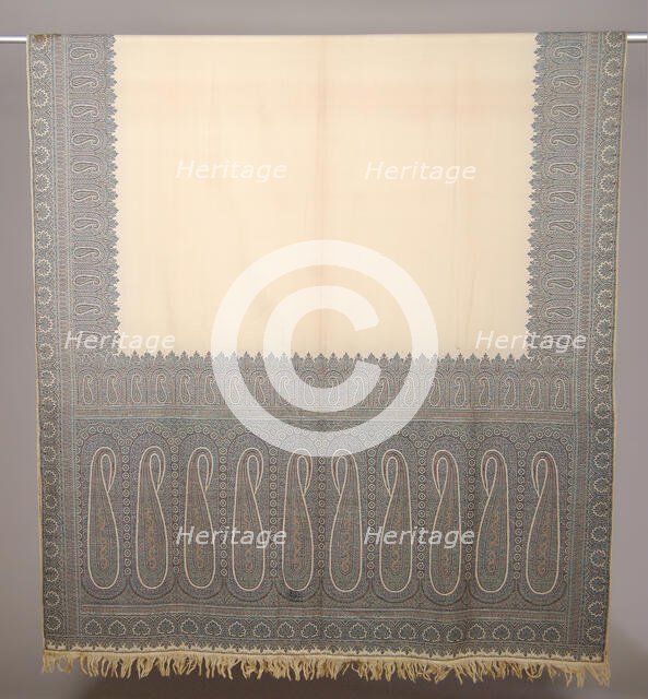 Shawl, Scottish, 1850-59. Creator: Unknown.