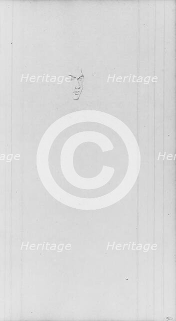 Profile (from Sketchbook), . Creator: John William Casilear.