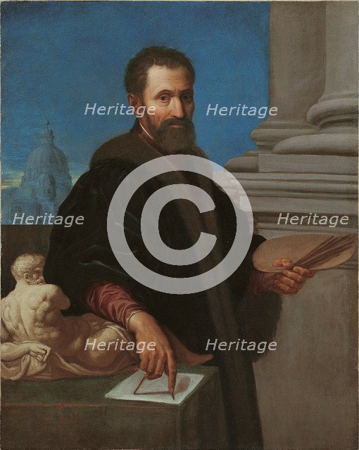Portrait of Michelangelo Buonarroti, Early 17th cen.