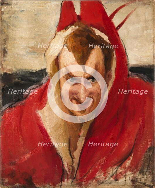 Grigory Grigoryevich Ge (1867-1942) as Mephistopheles. Creator: Repin, Ilya Yefimovich (1844-1930).