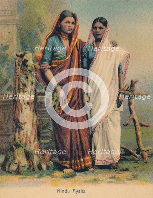 'Hindu Ayahs', c1910. Creator: Unknown.
