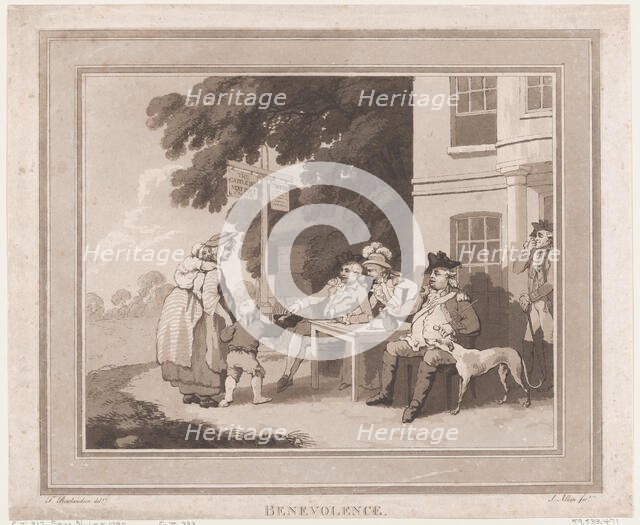 Benevolence, November 25, 1792. Creator: Samuel Alken.