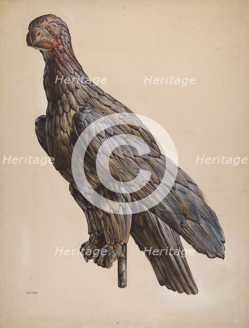 Finial Eagle, c. 1937. Creator: James McLellan.