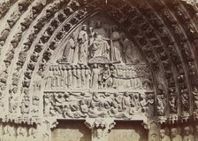 Cathédrale Notre-Dame, Paris, between 1880-1890.  Creator: J Kuhn.