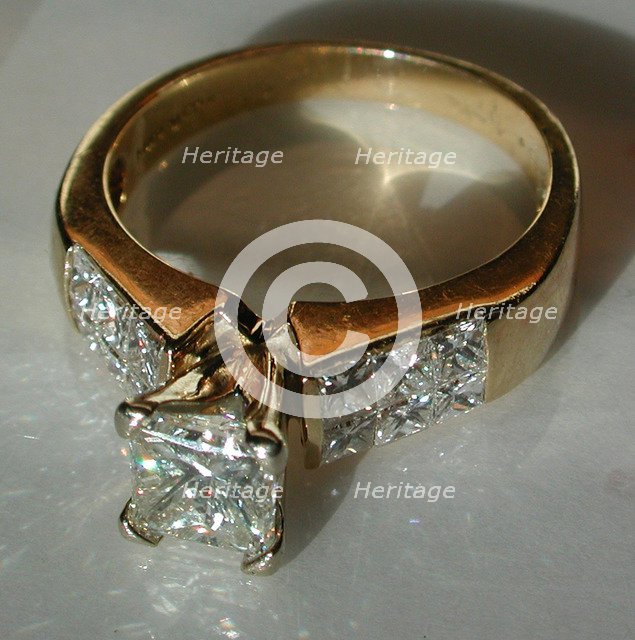 The diamond ring Marie de Medici. Artist: West European Applied Art  