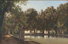 The Gardens of the Villa d'Este, Tivoli, 1899. Creator: Janus Andreas Bartholin la Cour.