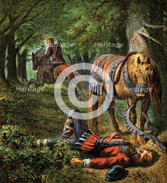 'Death Of William The Second', 1100, (c1850). Artist: Unknown