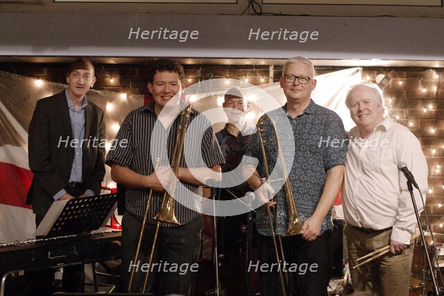 Mark Nightingale Quintet, Splash Point Jazz, The Fishermans Eastbourne, 30th June 2021. Creator: Brian O'Connor.