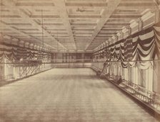 [Interior View of the Ballroom for Lincoln's Second Inaugural Ball], March 1865. Creator: Alexander Gardner.