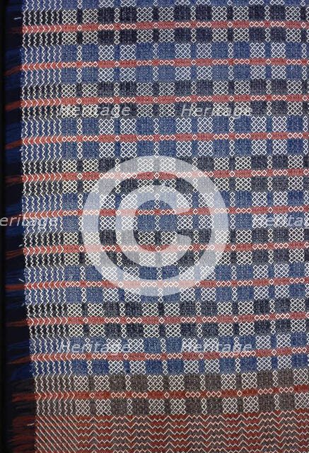 Coverlet, United States, 1801/25. Creator: Unknown.