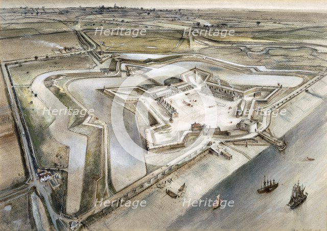 Tilbury Fort, c17th century, (c1960s). Artist: Alan Ernest Sorrell.