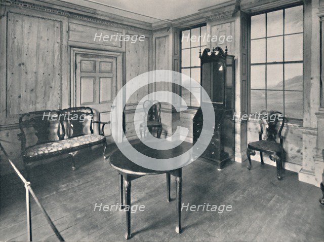 'Panelled Room, date about 1740, with Furniture Mostly of the Queen Anne Period', 1927. Artist: Unknown.