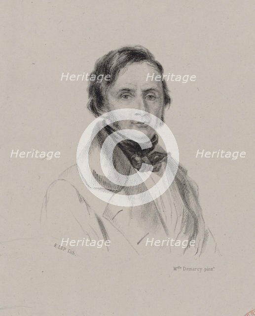 Portrait of pianist and composer Joseph Bernard Woets (1783-1878) , c. 1830. Creator: Demarcy, Antoinette-Louise (1788-1859).