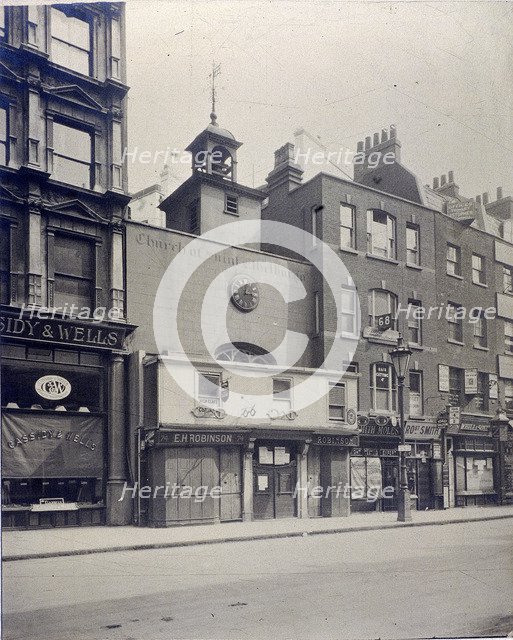 St Ethelburga-the-Virgin within Bishopsgate, London, 1912. Artist: Anon