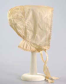 Cap, American, ca. 1840. Creator: Unknown.