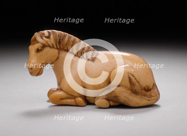 Resting Horse, 18th century. Creator: Unknown.