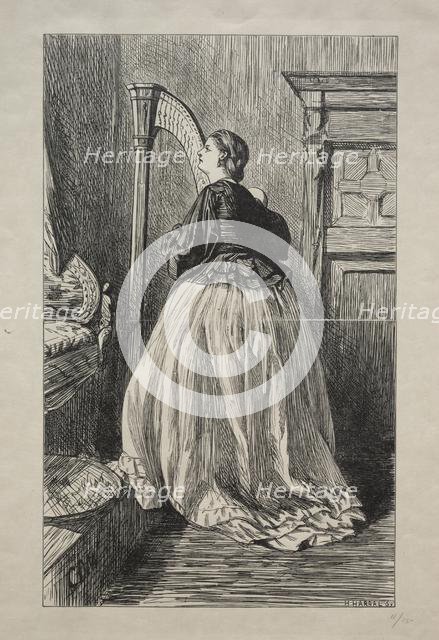 O Sing Again that Simple Song, 1862. Creator: George Louis Palmella Busson Du Maurier (British, 1834-1896).