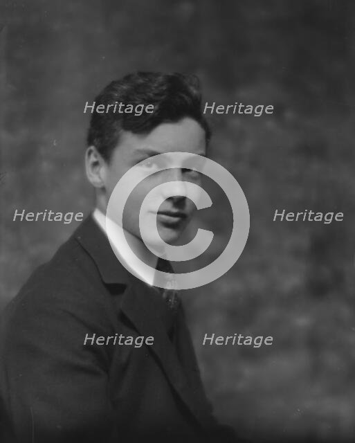 Burden, James A., Jr., Mr., portrait photograph, 1914 Mar. 31. Creator: Arnold Genthe.