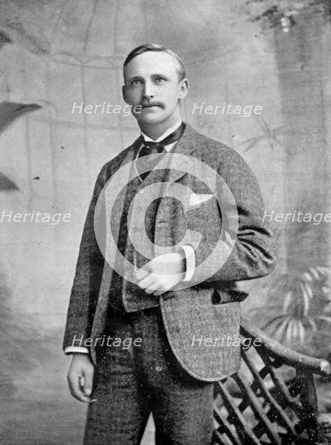 Portrait of the golfer JH Taylor, 1896. Creator: H Cotty Philpot.