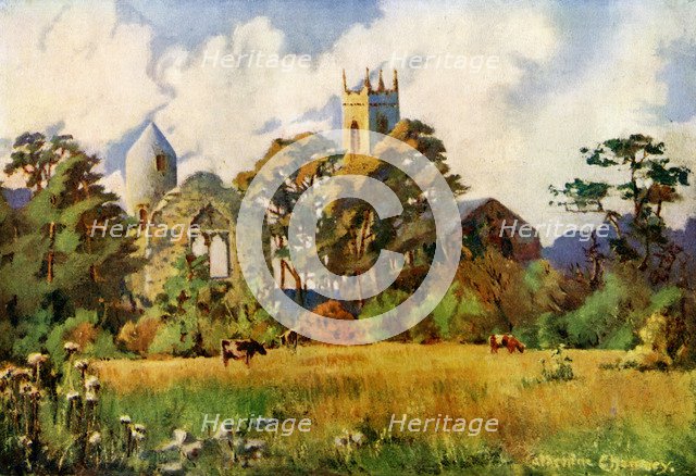Dromiskin Church, County Louth, Ireland, 1924-1926. Artist: Catharine Chamney