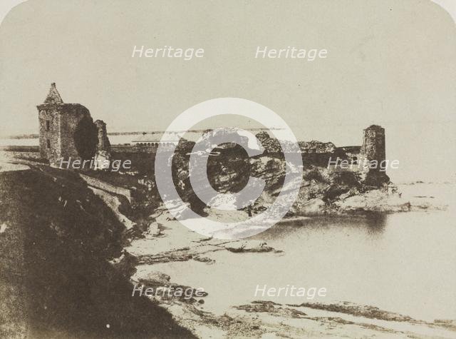 St. Andrews Castle, from the Southeast, 1846. Creator: David Octavius Hill (British, 1802-1870); Robert Adamson (British, 1821-1848), and.