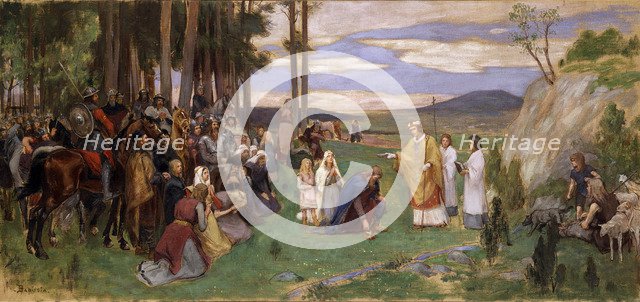 Ansgar Preaching Christianity.