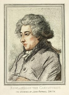 Portrait of Thomas Rowlandson, from Reproductions of Drawings by Old Masters in the BM, 1894. Creator: After John Raphael Smith (English, 1751-1812).