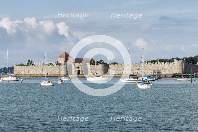 Portchester Castle, Hampshire, 2016. Artist: Steven Baker.