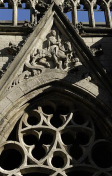 Cloister, St. Martin's Cathedral, Utrecht, Netherlands, 2013.  Creator: LTL.