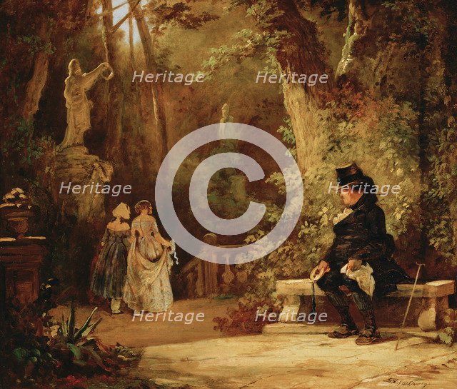 The Widower, ca 1860.